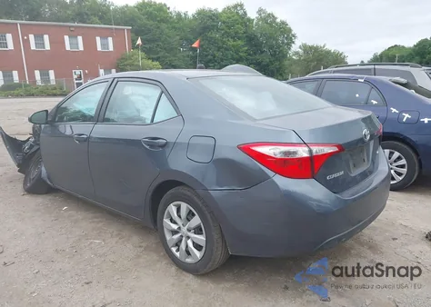 2014 Toyota Corolla Le из США, поврежденный, VIN 2T1BURHEXEC151894